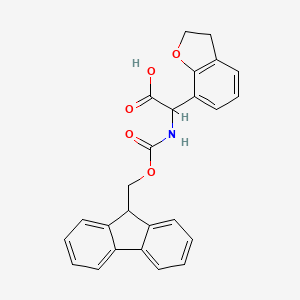 2-(2,3-Dihydro-1-benzofuran-7-yl)-2-(9H-fluoren-9-ylmethoxycarbonylamino)acetic acid