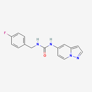 1-(4-Fluorobenzyl)-3-(pyrazolo[1,5-a]pyridin-5-yl)urea
