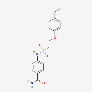 4-(2-(4-Ethylphenoxy)ethylsulfonamido)benzamide