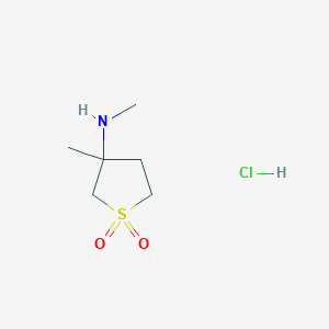 3-Methyl-3-(methylamino)tetrahydrothiophene 1,1-dioxide hydrochloride