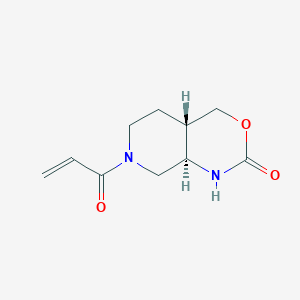 (4aS,8aR)-7-(prop-2-enoyl)-octahydro-1H-pyrido[3,4-d][1,3]oxazin-2-one