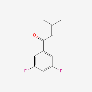 1-(3,5-Difluorophenyl)-3-methylbut-2-en-1-one