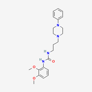 1-(2,3-Dimethoxyphenyl)-3-(3-(4-phenylpiperazin-1-yl)propyl)urea