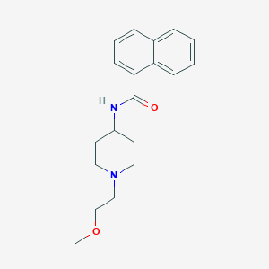 N-(1-(2-methoxyethyl)piperidin-4-yl)-1-naphthamide