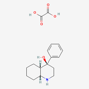 rac-(4S,4aS,8aR)-4-Phenyldecahydro-4-quinolinol oxalate