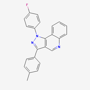 1-(4-fluorophenyl)-3-(4-methylphenyl)-1H-pyrazolo[4,3-c]quinoline