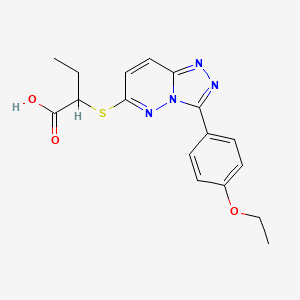 2-((3-(4-Ethoxyphenyl)-[1,2,4]triazolo[4,3-b]pyridazin-6-yl)thio)butanoic acid