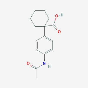 1-[4-(Acetylamino)phenyl]-1-cyclohexanecarboxylic acid