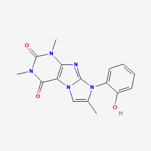 8-(2-hydroxyphenyl)-1,3,7-trimethyl-1H-imidazo[2,1-f]purine-2,4(3H,8H)-dione