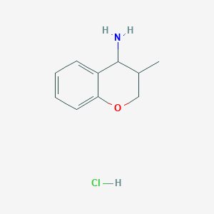 3-methyl-3,4-dihydro-2H-1-benzopyran-4-amine hydrochloride