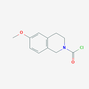 6-Methoxy-3,4-dihydro-1H-isoquinoline-2-carbonyl chloride