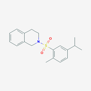 B2720997 2-((5-Isopropyl-2-methylphenyl)sulfonyl)-1,2,3,4-tetrahydroisoquinoline CAS No. 694484-10-1