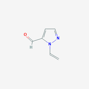 molecular formula C6H6N2O B2721041 1-ethenyl-1H-pyrazole-5-carbaldehyde CAS No. 1780295-51-3
