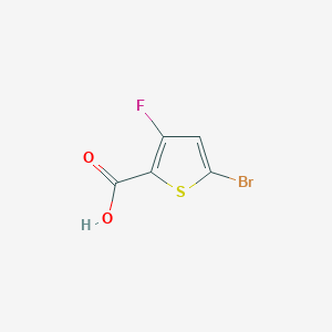 molecular formula C5H2BrFO2S B2721084 5-Bromo-3-fluorothiophene-2-carboxylic acid CAS No. 1432060-81-5