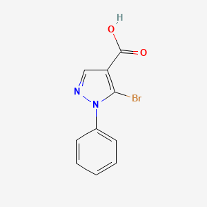molecular formula C10H7BrN2O2 B2721117 5-bromo-1-phenyl-1H-pyrazole-4-carboxylic acid CAS No. 54367-65-6