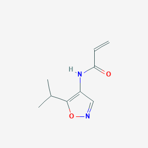 molecular formula C9H12N2O2 B2721132 N-(5-Isopropylisoxazol-4-yl)acrylamide CAS No. 2305484-11-9