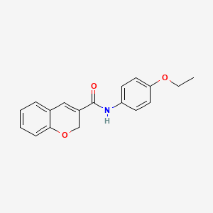 molecular formula C18H17NO3 B2721274 N-(4-ethoxyphenyl)-2H-chromene-3-carboxamide CAS No. 887345-93-9