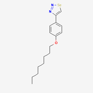 molecular formula C16H22N2OSe B2721365 4-(4-Octyloxy-phenyl)-(1,2,3)selenadiazole CAS No. 479063-69-9