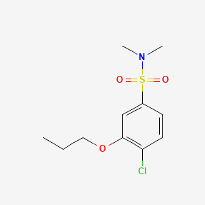 4-chloro-N,N-dimethyl-3-propoxybenzenesulfonamide