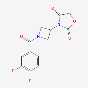 3-(1-(3,4-Difluorobenzoyl)azetidin-3-yl)oxazolidine-2,4-dione