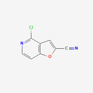 4-Chlorofuro[3,2-c]pyridine-2-carbonitrile