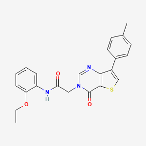 N-(2-ethoxyphenyl)-2-[7-(4-methylphenyl)-4-oxothieno[3,2-d]pyrimidin-3(4H)-yl]acetamide