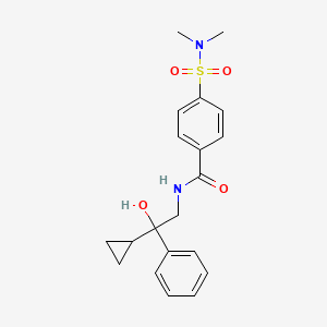 N-(2-cyclopropyl-2-hydroxy-2-phenylethyl)-4-(N,N-dimethylsulfamoyl)benzamide