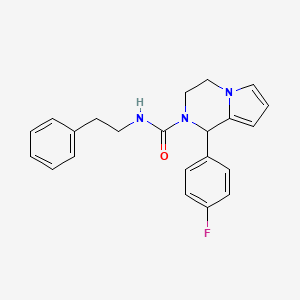 1-(4-fluorophenyl)-N-phenethyl-3,4-dihydropyrrolo[1,2-a]pyrazine-2(1H)-carboxamide