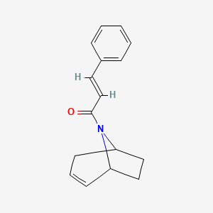(E)-1-((1R,5S)-8-azabicyclo[3.2.1]oct-2-en-8-yl)-3-phenylprop-2-en-1-one