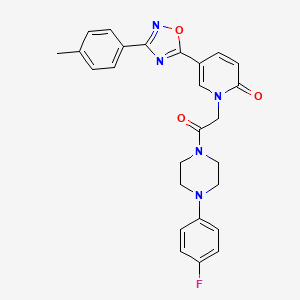 N-(4-chlorobenzyl)-4-(1-propionyl-2,3-dihydro-1H-indol-5-yl)benzamide