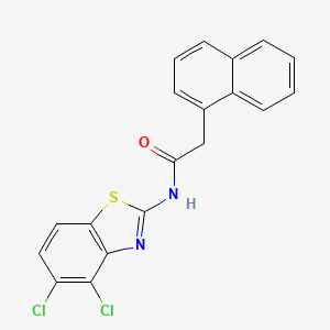 N-(4,5-dichlorobenzo[d]thiazol-2-yl)-2-(naphthalen-1-yl)acetamide