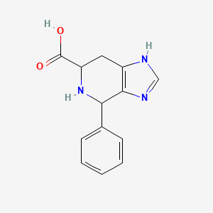 molecular formula C13H13N3O2 B2721586 4-苯基-4,5,6,7-四氢-3H-咪唑并[4,5-c]吡啶-6-甲酸 CAS No. 178456-18-3