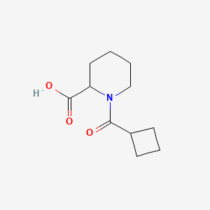 molecular formula C11H17NO3 B2721595 1-(Cyclobutylcarbonyl)-2-piperidinecarboxylic acid CAS No. 1101762-67-7