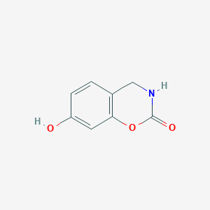 molecular formula C8H7NO3 B2721601 7-羟基-3,4-二氢-2H-1,3-苯并噁嗪-2-酮 CAS No. 1783742-44-8