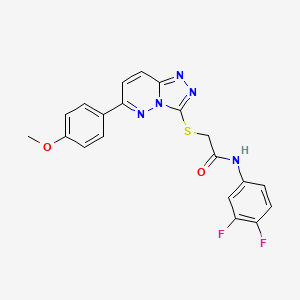 N-(3,4-difluorophenyl)-2-((6-(4-methoxyphenyl)-[1,2,4]triazolo[4,3-b]pyridazin-3-yl)thio)acetamide