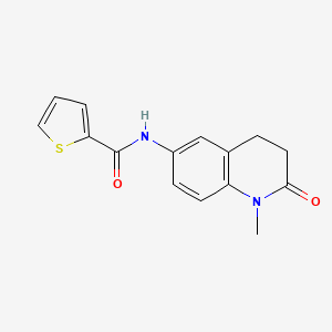 N~2~-(1-methyl-2-oxo-1,2,3,4-tetrahydro-6-quinolinyl)-2-thiophenecarboxamide