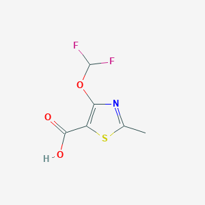 B2721734 4-(Difluoromethoxy)-2-methylthiazole-5-carboxylic acid CAS No. 851755-45-8