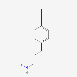molecular formula C13H22ClN B2721746 3-(4-Tert-butylphenyl)propan-1-amine CAS No. 800395-53-3