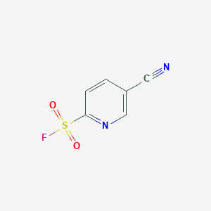 molecular formula C6H3FN2O2S B2721762 5-Cyanopyridine-2-sulfonyl fluoride CAS No. 1934652-54-6