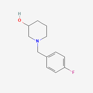 molecular formula C12H16FNO B2721811 1-(4-Fluoro-benzyl)-piperidin-3-ol CAS No. 91600-12-3