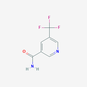 molecular formula C7H5F3N2O B2721814 5-(TRifluoromethyl)pyridine-3-carboxamide CAS No. 1823366-94-4