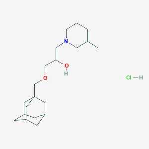 1-((3r,5r,7r)-Adamantan-1-ylmethoxy)-3-(3-methylpiperidin-1-yl)propan-2-ol hydrochloride