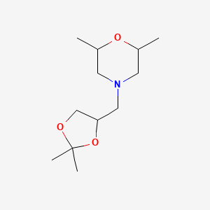 4-[(2,2-Dimethyl-1,3-dioxolan-4-yl)methyl]-2,6-dimethylmorpholine
