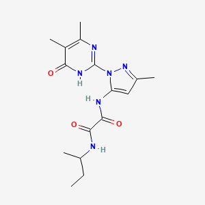 N1-(sec-butyl)-N2-(1-(4,5-dimethyl-6-oxo-1,6-dihydropyrimidin-2-yl)-3-methyl-1H-pyrazol-5-yl)oxalamide