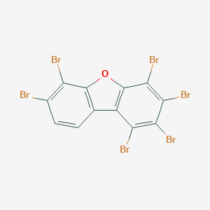 molecular formula C12H2Br6O B027219 1,2,3,4,6,7-Hexabromodibenzofuran CAS No. 103456-33-3