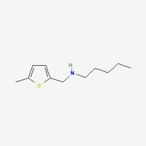 N-[(5-methylthiophen-2-yl)methyl]pentan-1-amine