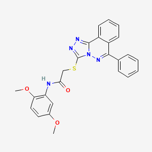 N-(2,5-dimethoxyphenyl)-2-[(6-phenyl[1,2,4]triazolo[3,4-a]phthalazin-3-yl)sulfanyl]acetamide