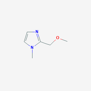 molecular formula C6H10N2O B2722074 2-(Methoxymethyl)-1-methyl-1H-imidazole CAS No. 1667730-79-1
