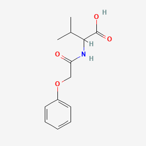3-Methyl-2-[(phenoxyacetyl)amino]butanoic acid