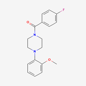 (4-Fluorophenyl)[4-(2-methoxyphenyl)piperazin-1-yl]methanone